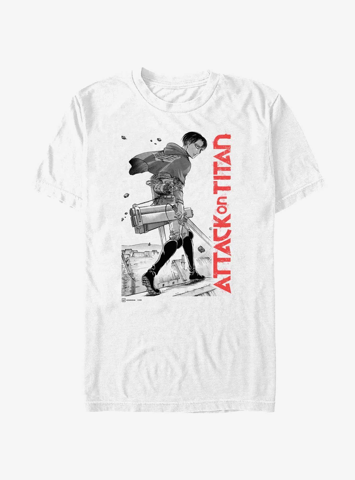 Attack on Titan Levi Ackerman Manga T-Shirt - WHITE | Hot Topic