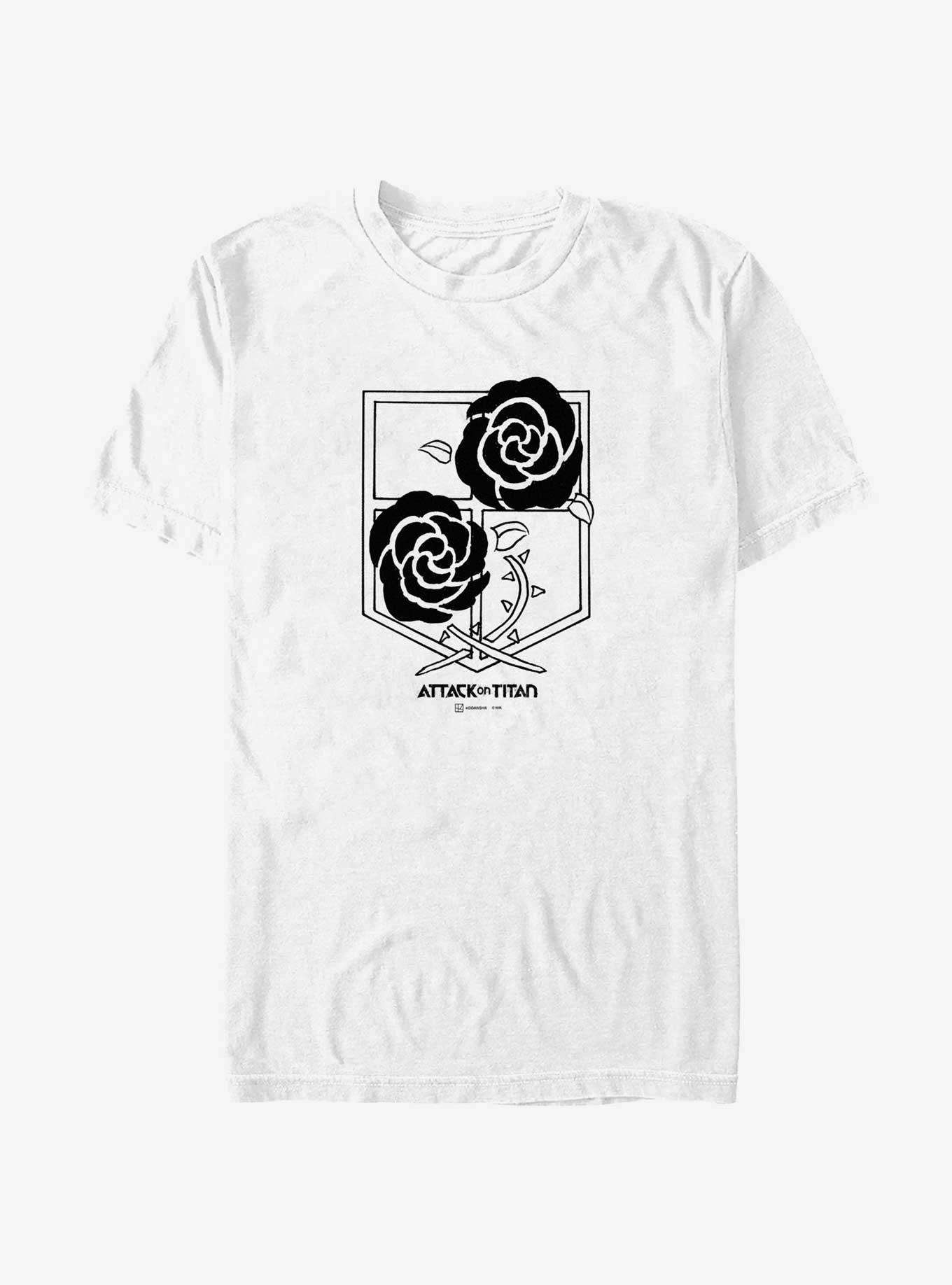 Attack on Titan Garrison Regiment Logo T-Shirt, WHITE, hi-res