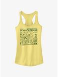 Attack on Titan Cleaning Levi Girls Tank Hot Topic Web Exclusive, BANANA, hi-res