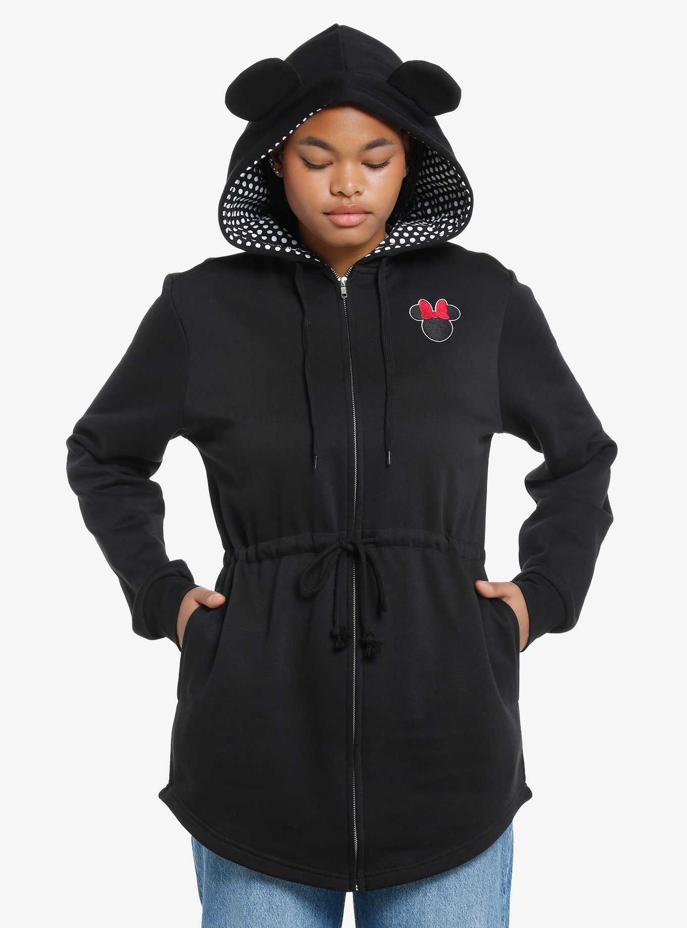 Her Universe Disney Minnie Mouse Longline Hoodie Her Universe Exclusive, , hi-res