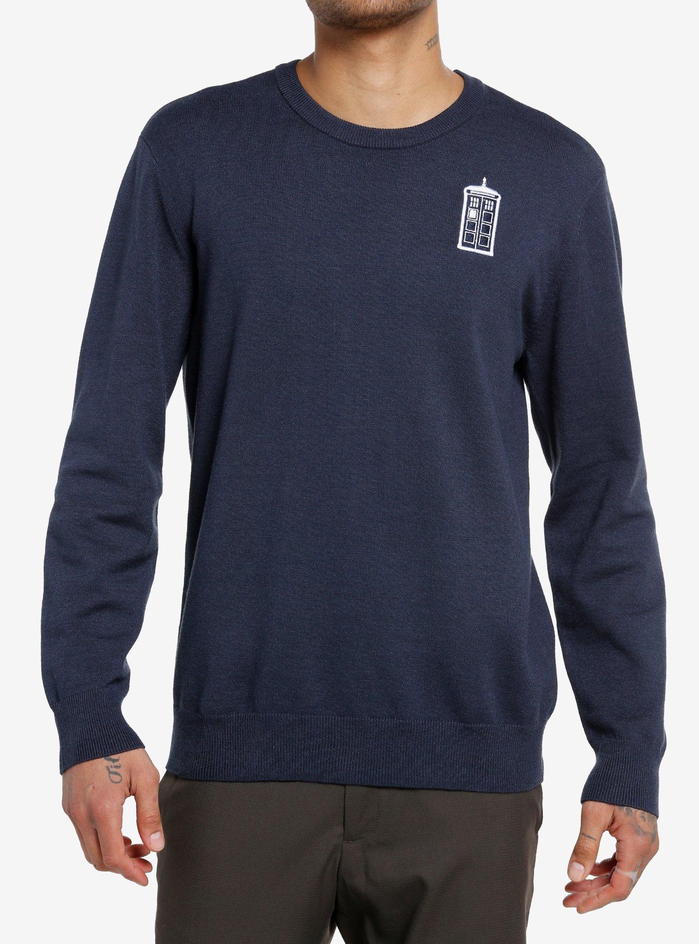 Our Universe Doctor Who TARDIS Sweatshirt Our Universe Exclusive, DARK NAVY, hi-res