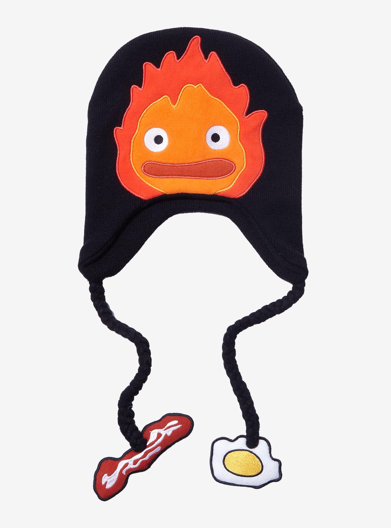 Studio Ghibli Howl's Moving Castle Calcifer Breakfast Tassel Beanie, , hi-res