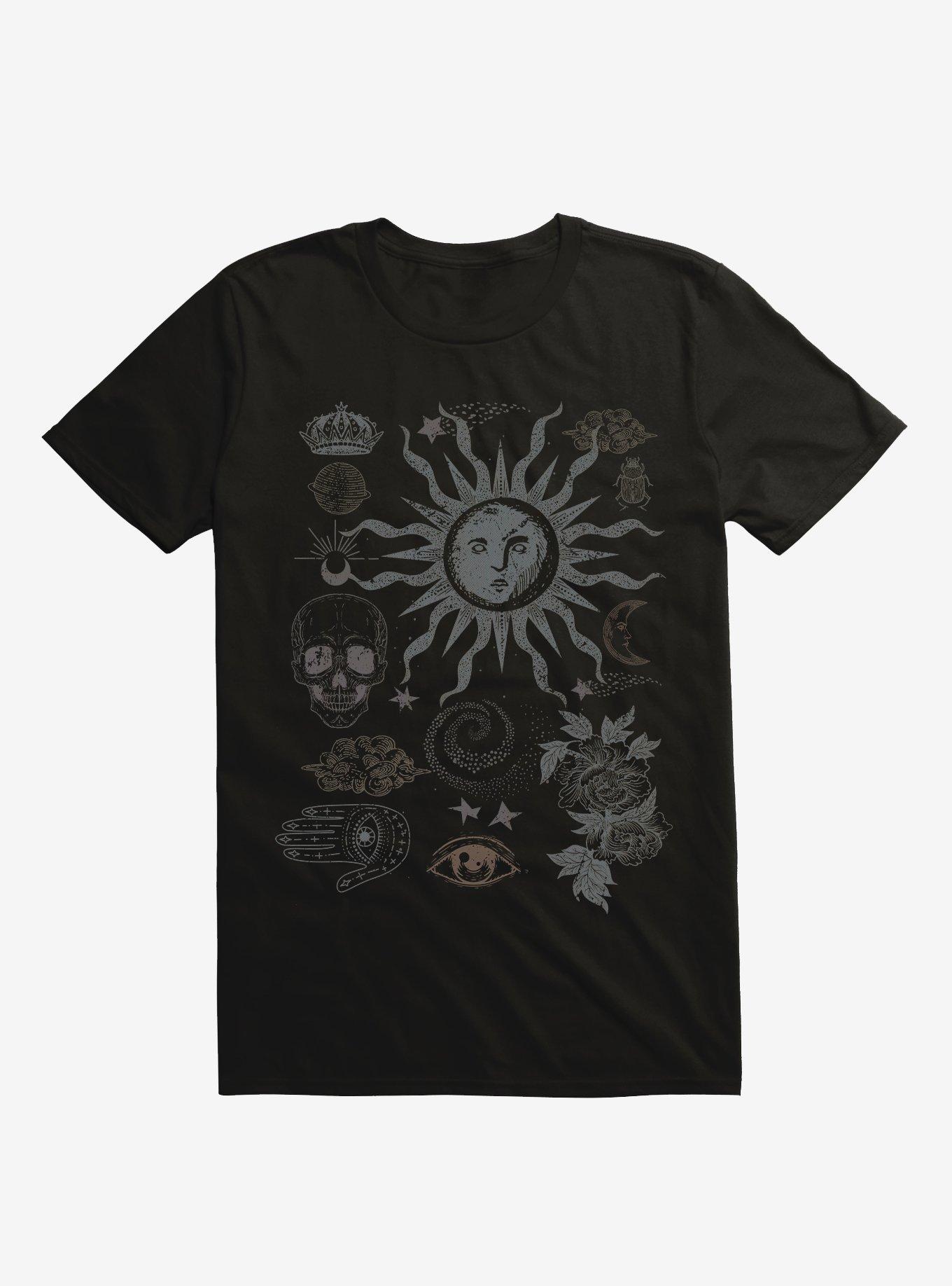 Goth Celestial Icons T-Shirt | Hot Topic