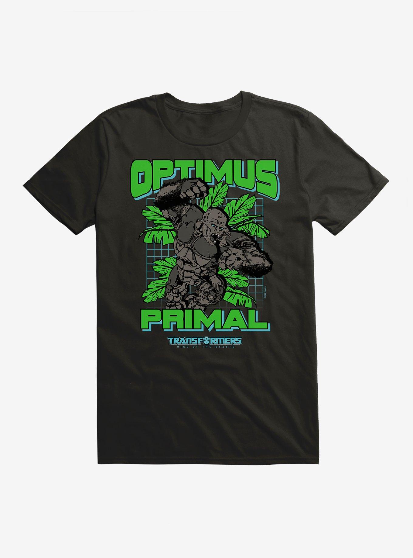 Transformers: Rise Of The Beasts Optimus Primal Palms T-Shirt, BLACK, hi-res