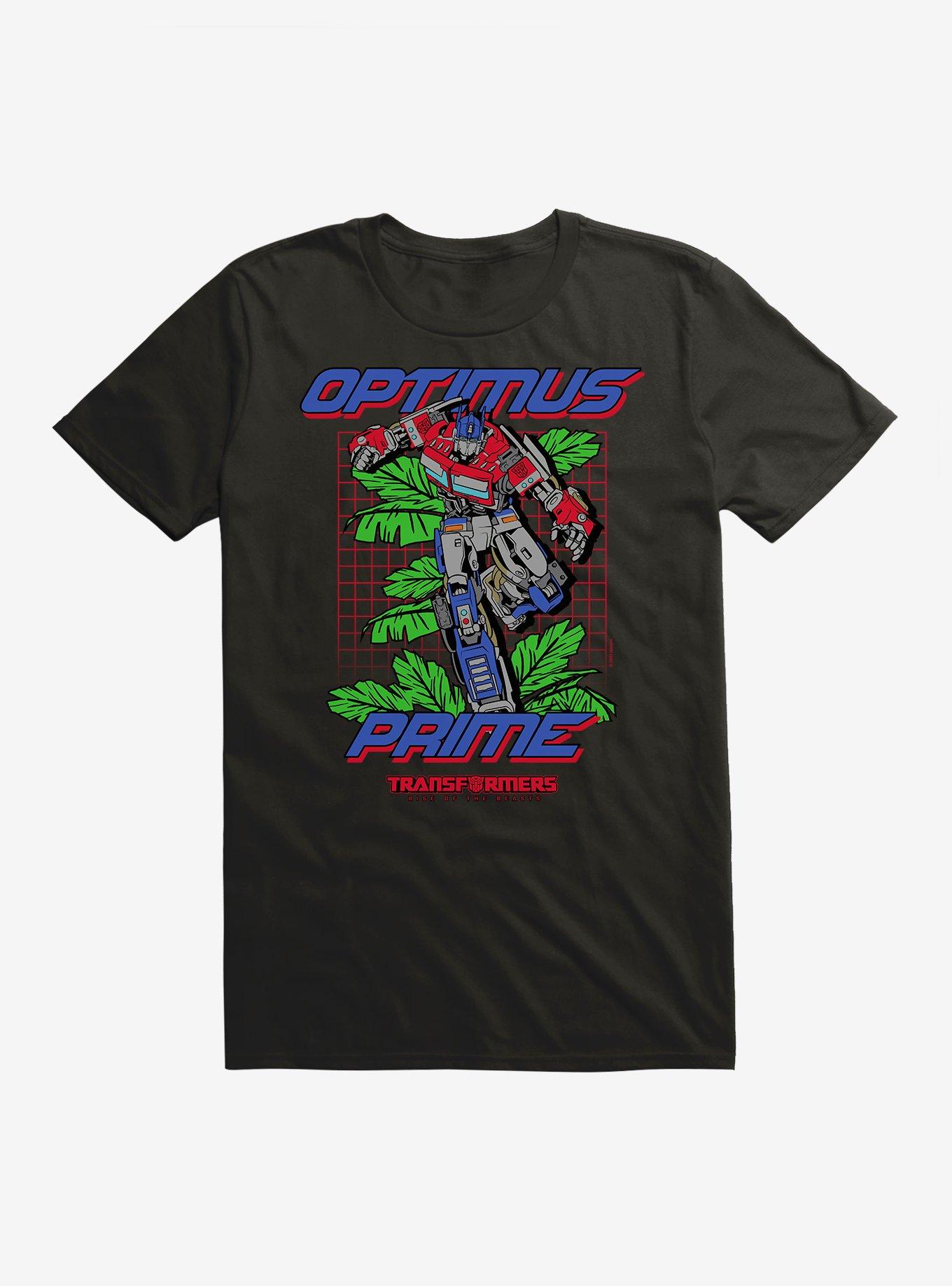 Transformers: Rise Of The Beasts Optimus Prime Palms T-Shirt, BLACK, hi-res