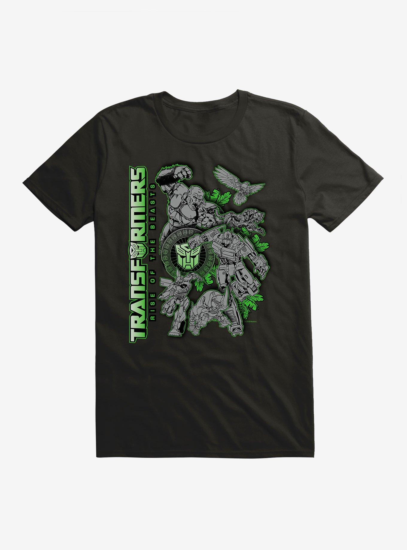 Transformers: Rise Of The Beasts Group Action Pose T-Shirt, BLACK, hi-res