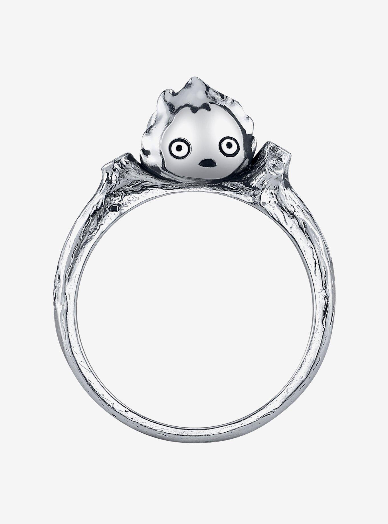 Studio Ghibli X RockLove Howl's Moving Castle Calcifer Ring | Her