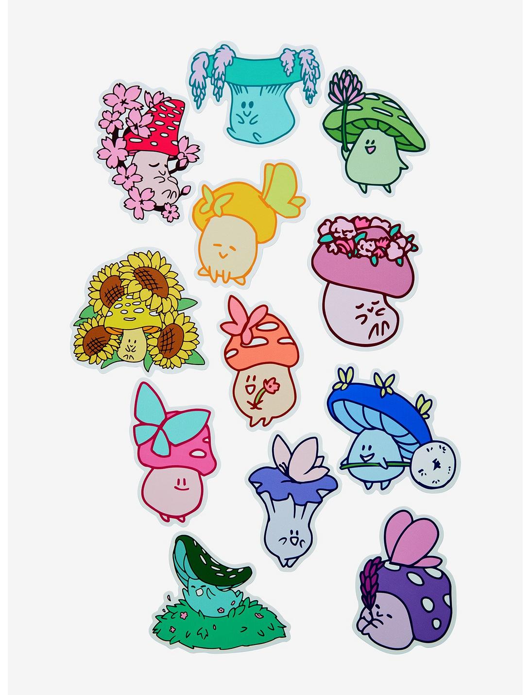 Friendly Fungi Blind Bag Stickers - BoxLunch Exclusive, , hi-res