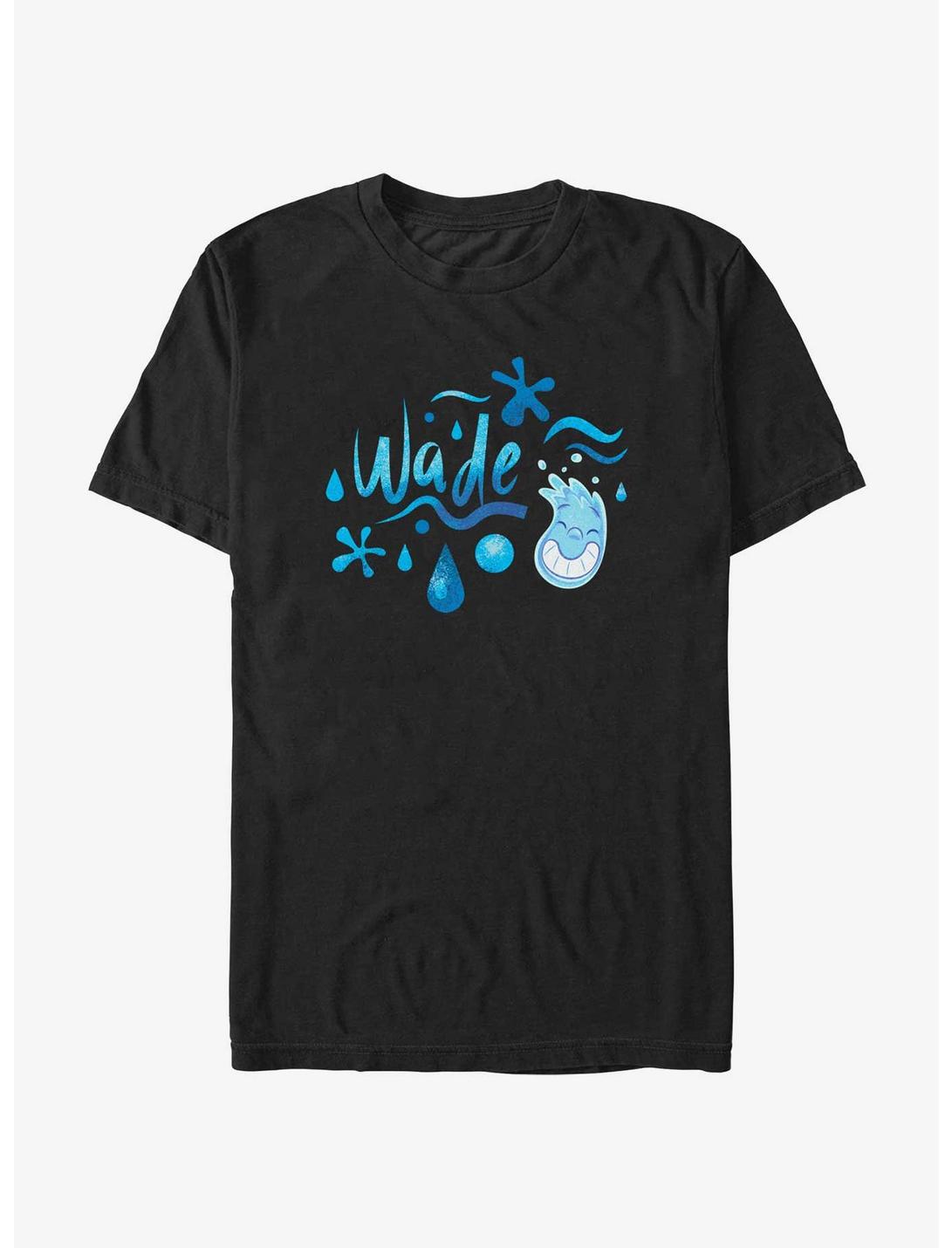 Disney Pixar Elemental Wade Element Badge T-Shirt, BLACK, hi-res