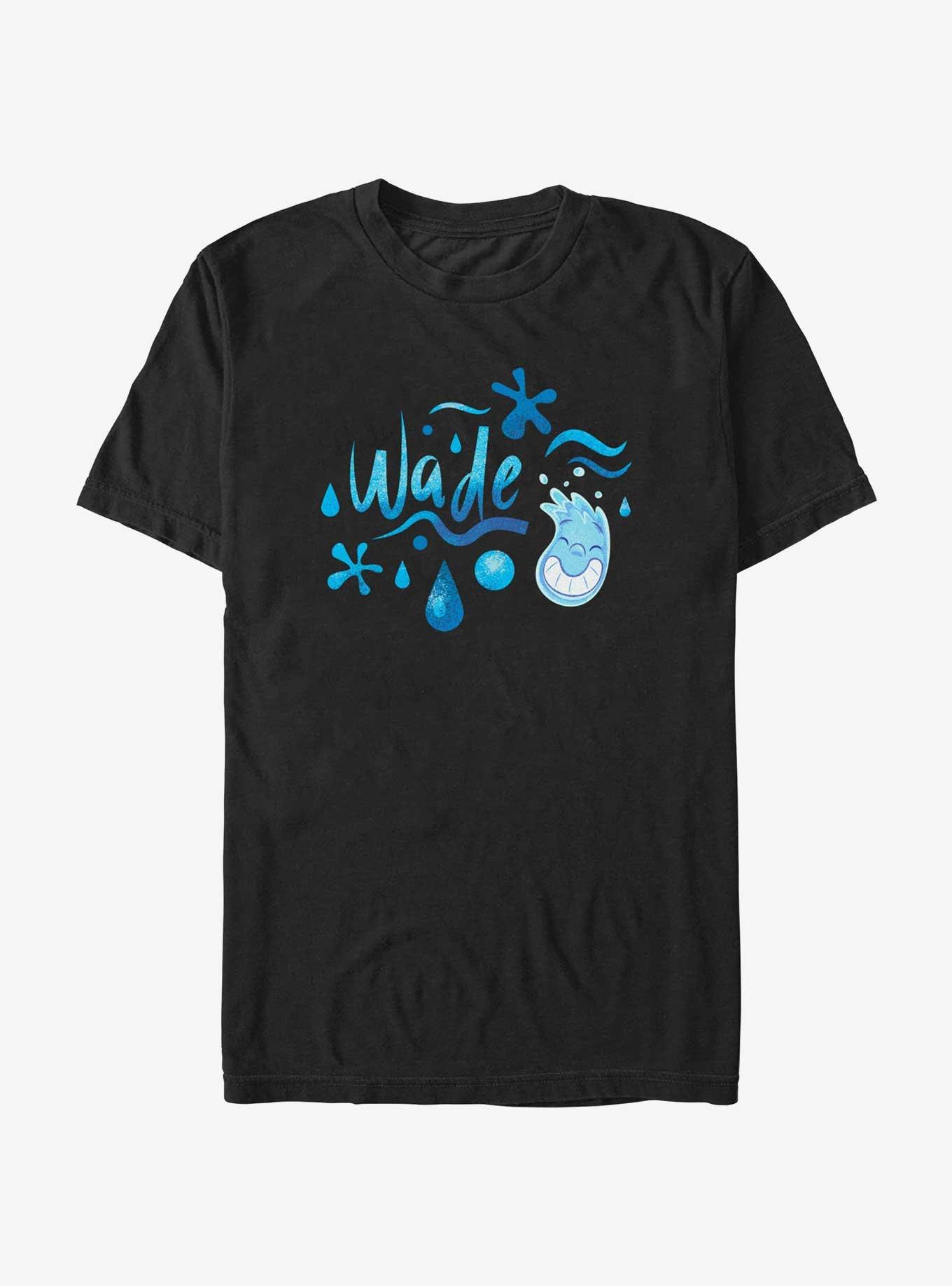 Disney Pixar Elemental Wade Element Badge T-Shirt - BLACK