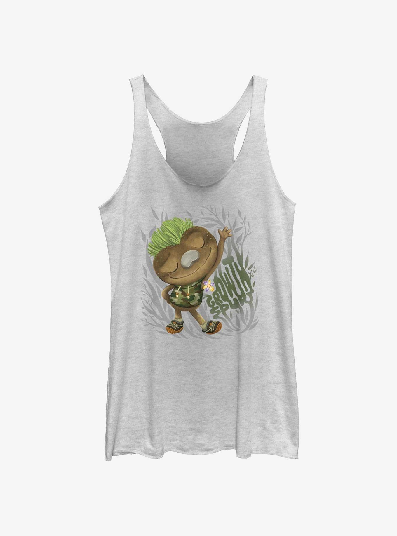 Disney Pixar Elemental Growth Spurt Girls Tank, WHITE HTR, hi-res