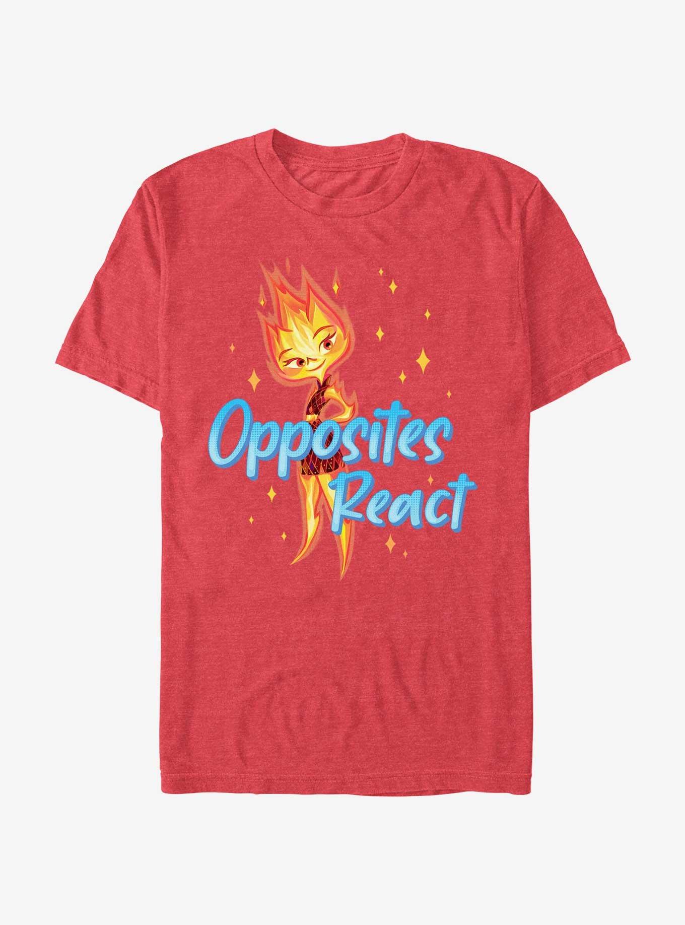 Disney Pixar Elemental Ember Opposites React T-Shirt, RED HTR, hi-res