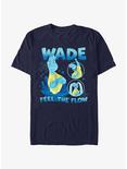 Disney Pixar Elemental Wade Feel The Flow T-Shirt, NAVY, hi-res