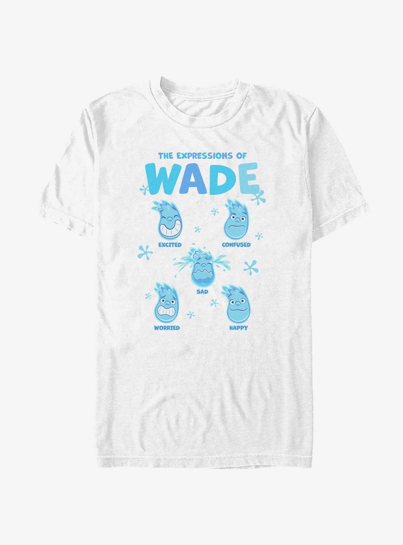 Disney Pixar Elemental Expressions Of Wade T-Shirt, WHITE, hi-res