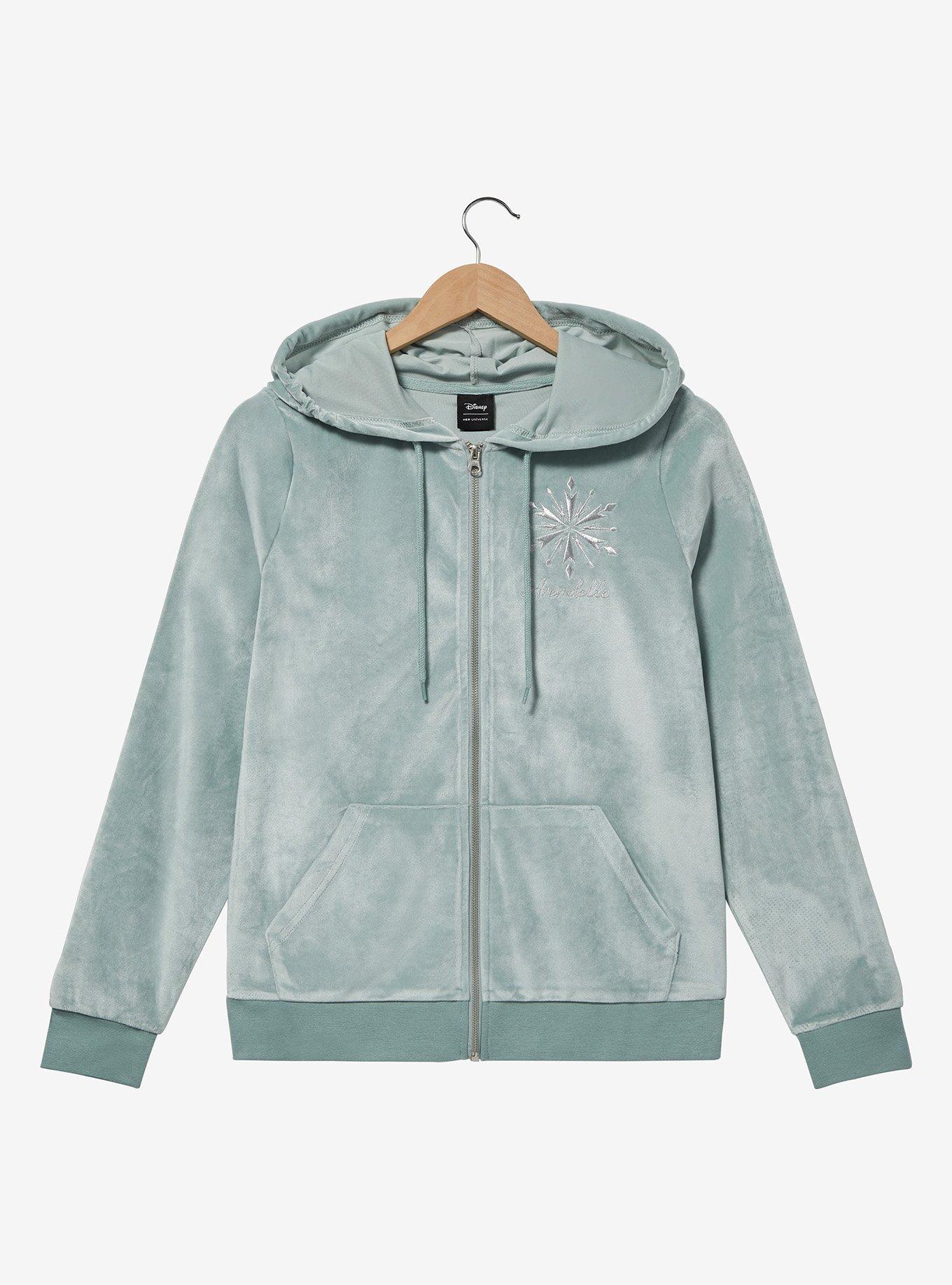 Disney Frozen Elsa Portrait Zip-Up Hoodie, HYDRO TEAL, hi-res