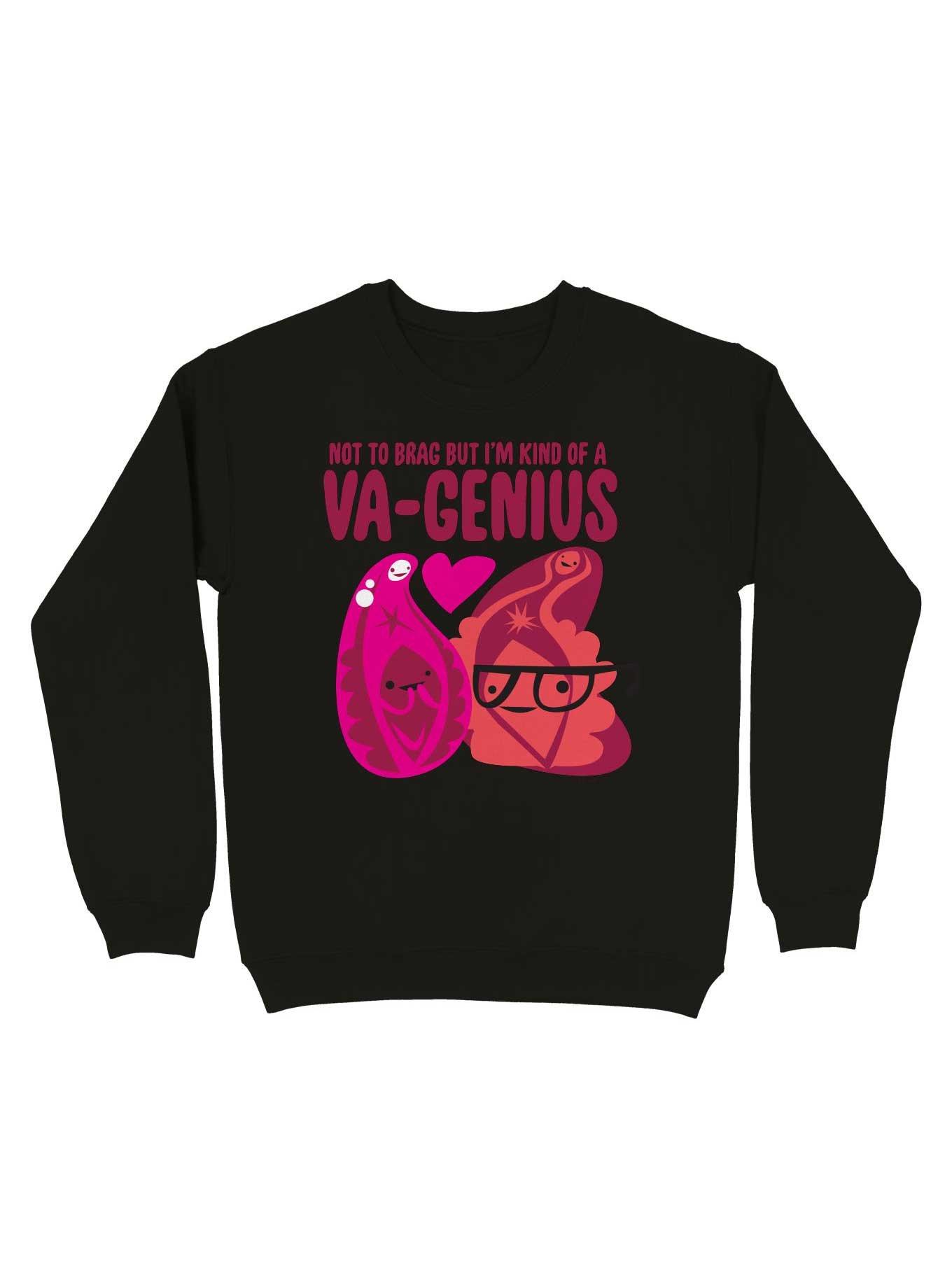 Kind of a Va-genius OBGYN Health Sex Ed Sweatshirt, , hi-res