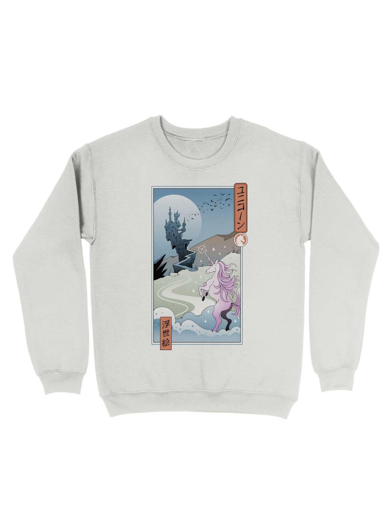 Unicorn Ukiyo-e Sweatshirt, , hi-res