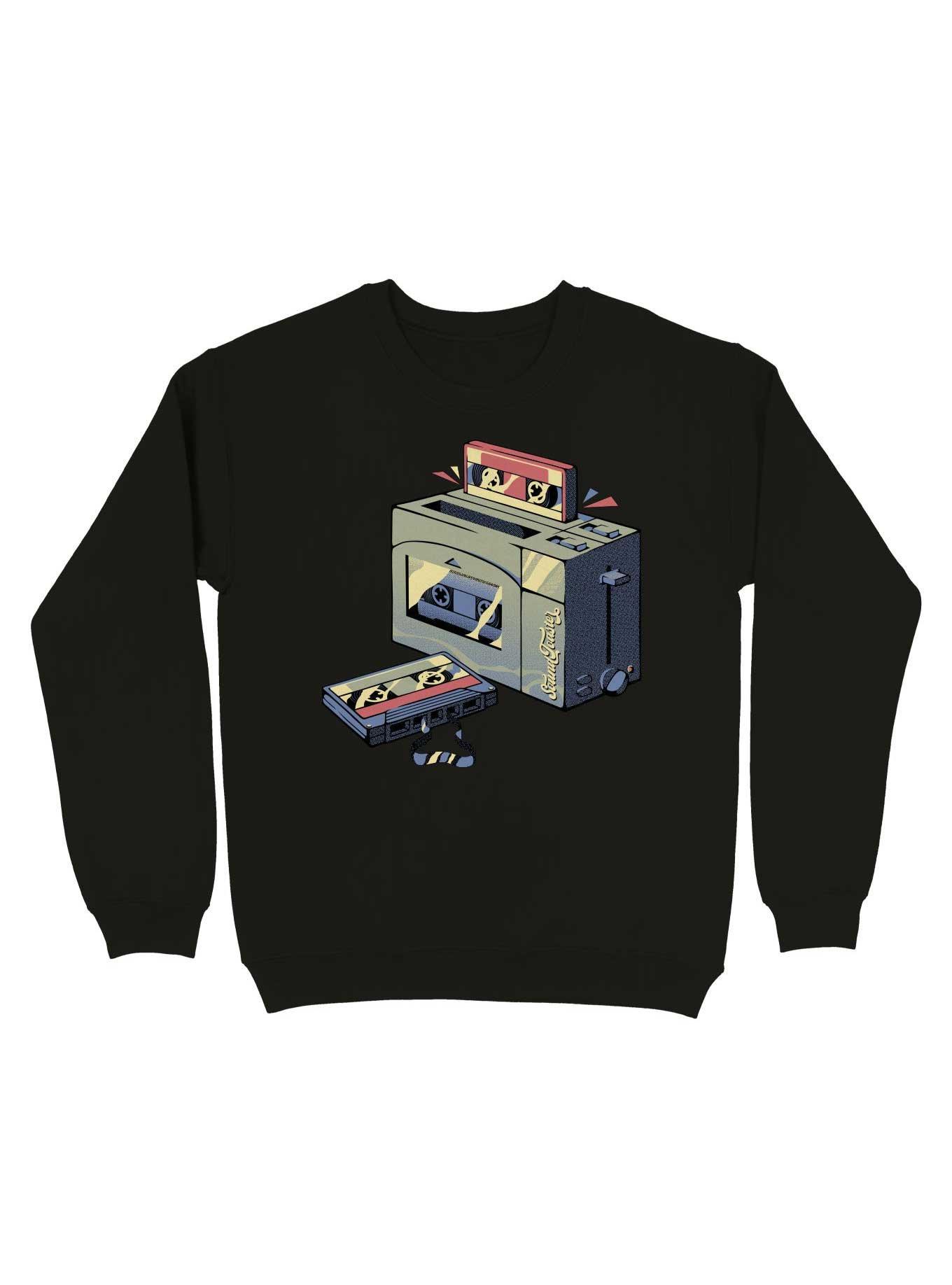 THRDLESS Toaster Tape Vintage Music Sweatshirt