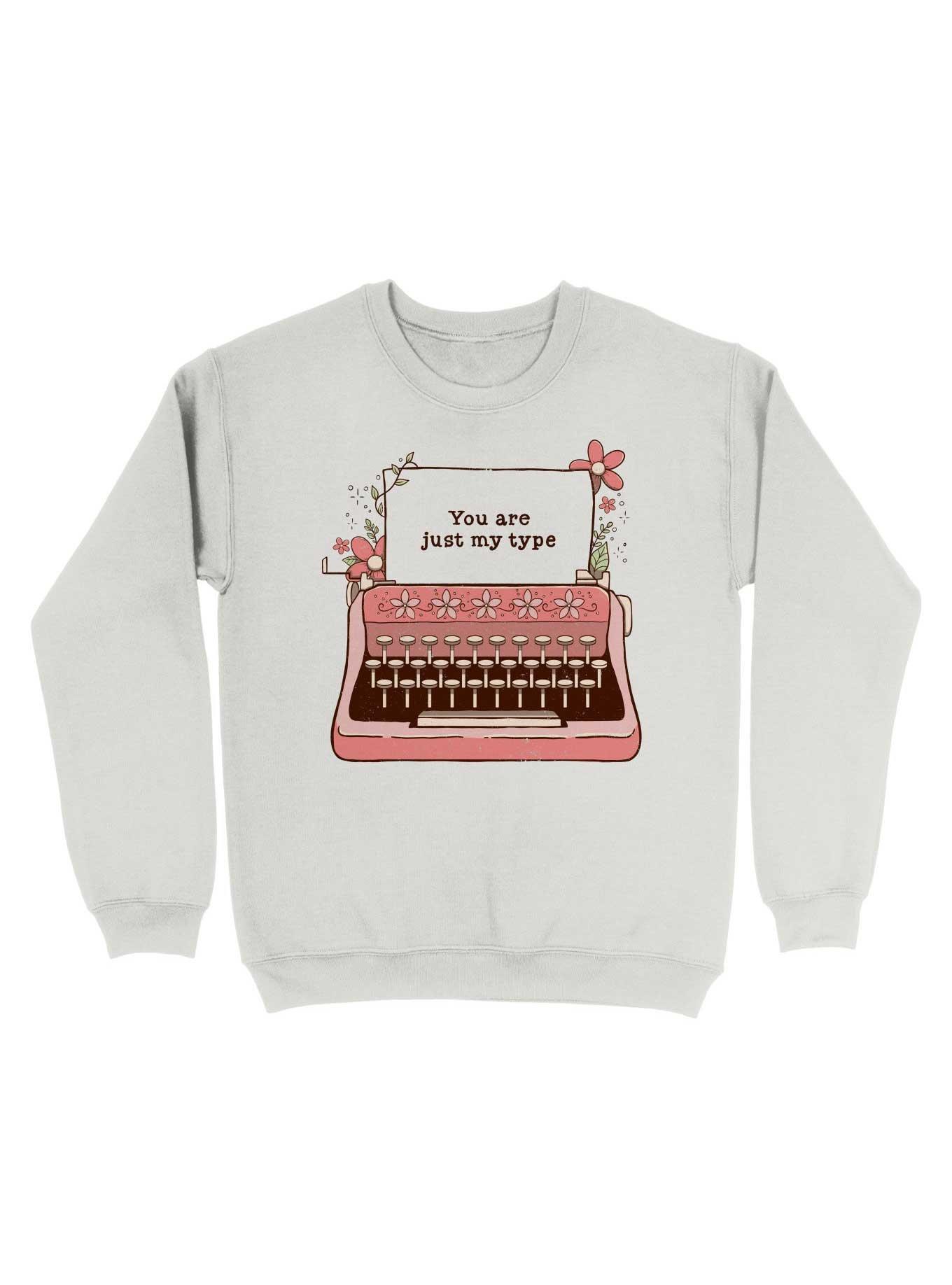 THRDLESS You Are Just My Type Floral Sweatshirt