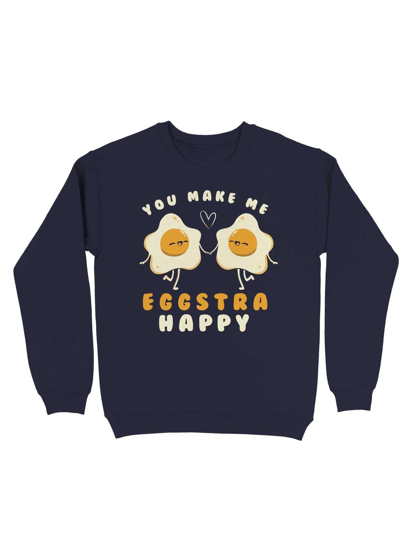 You Make Me Eggstra Happy Sweatshirt, , hi-res