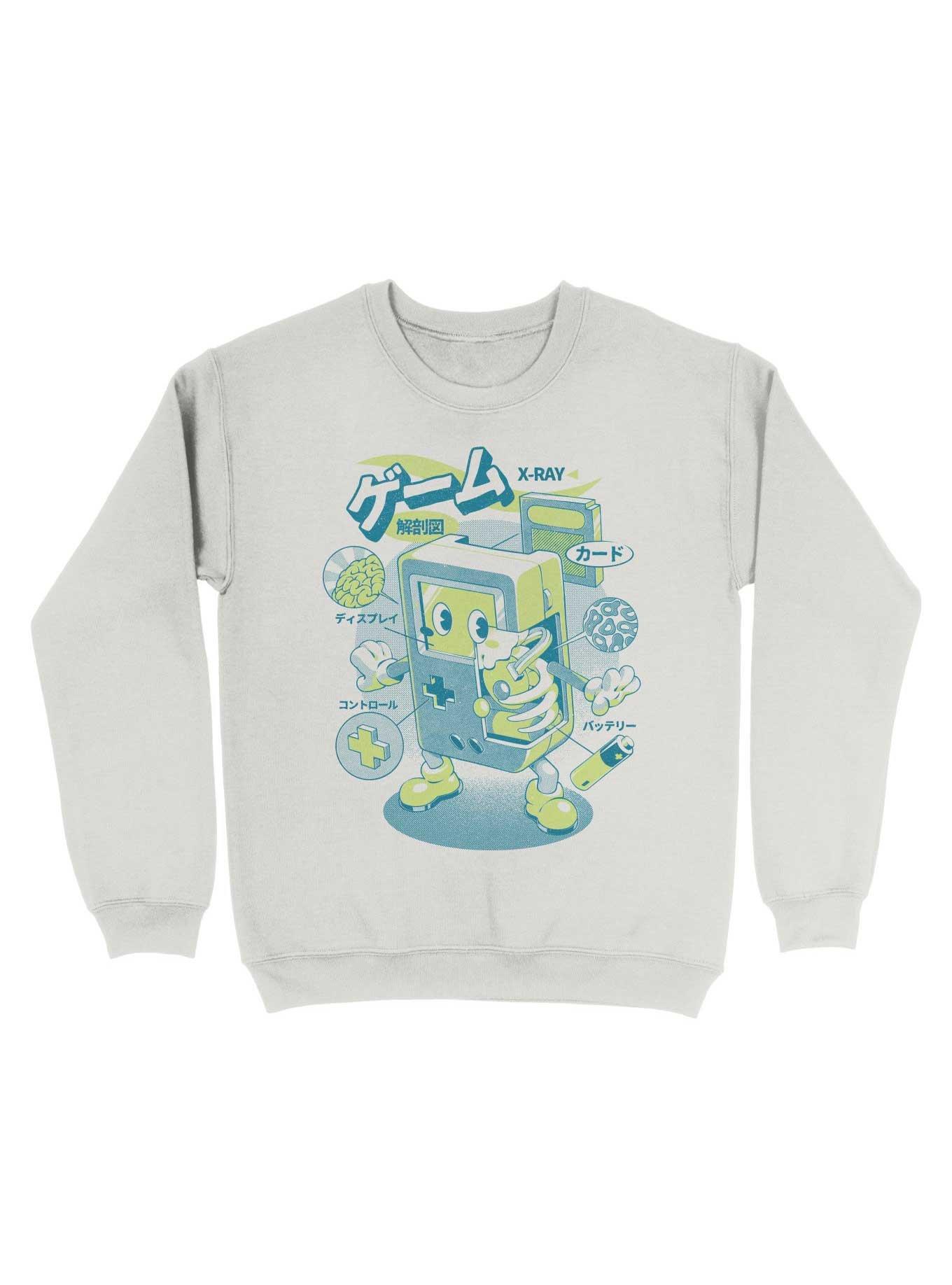 Game Anatomy Sweatshirt, WHITE, hi-res