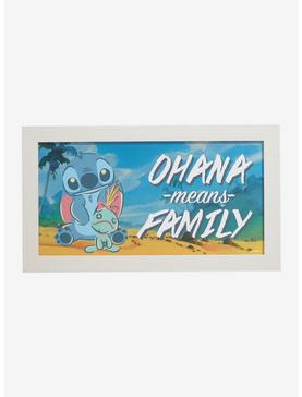 Disney Lilo & Stitch Ohana Beach Framed Wood Wall Art, , hi-res