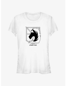 Attack on Titan Police Regiment Logo Girls T-Shirt, , hi-res