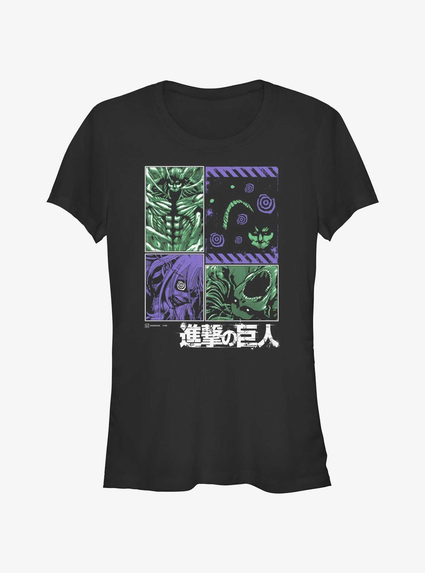 Attack on Titan Armored Founding and Attack Titans Girls T-Shirt, , hi-res