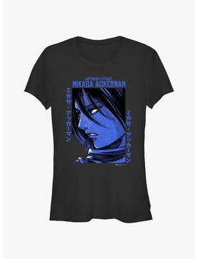Plus Size Attack on Titan Mikasa Ackerman Portrait Girls T-Shirt, , hi-res
