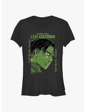 Plus Size Attack on Titan Levi Ackerman Portrait Girls T-Shirt, , hi-res
