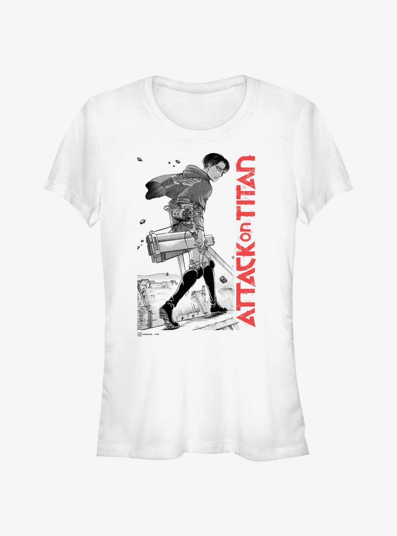 Attack on Titan Levi Ackerman Manga Girls T-Shirt, , hi-res