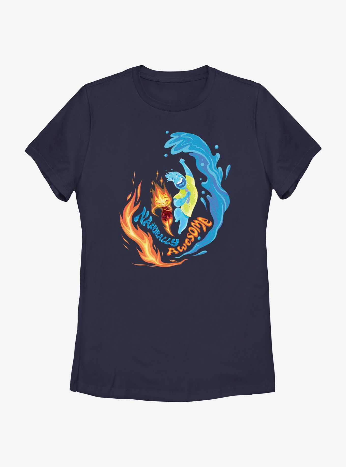 Disney Pixar Elemental Naturally Awesome Ember & Wade Womens T-Shirt, , hi-res