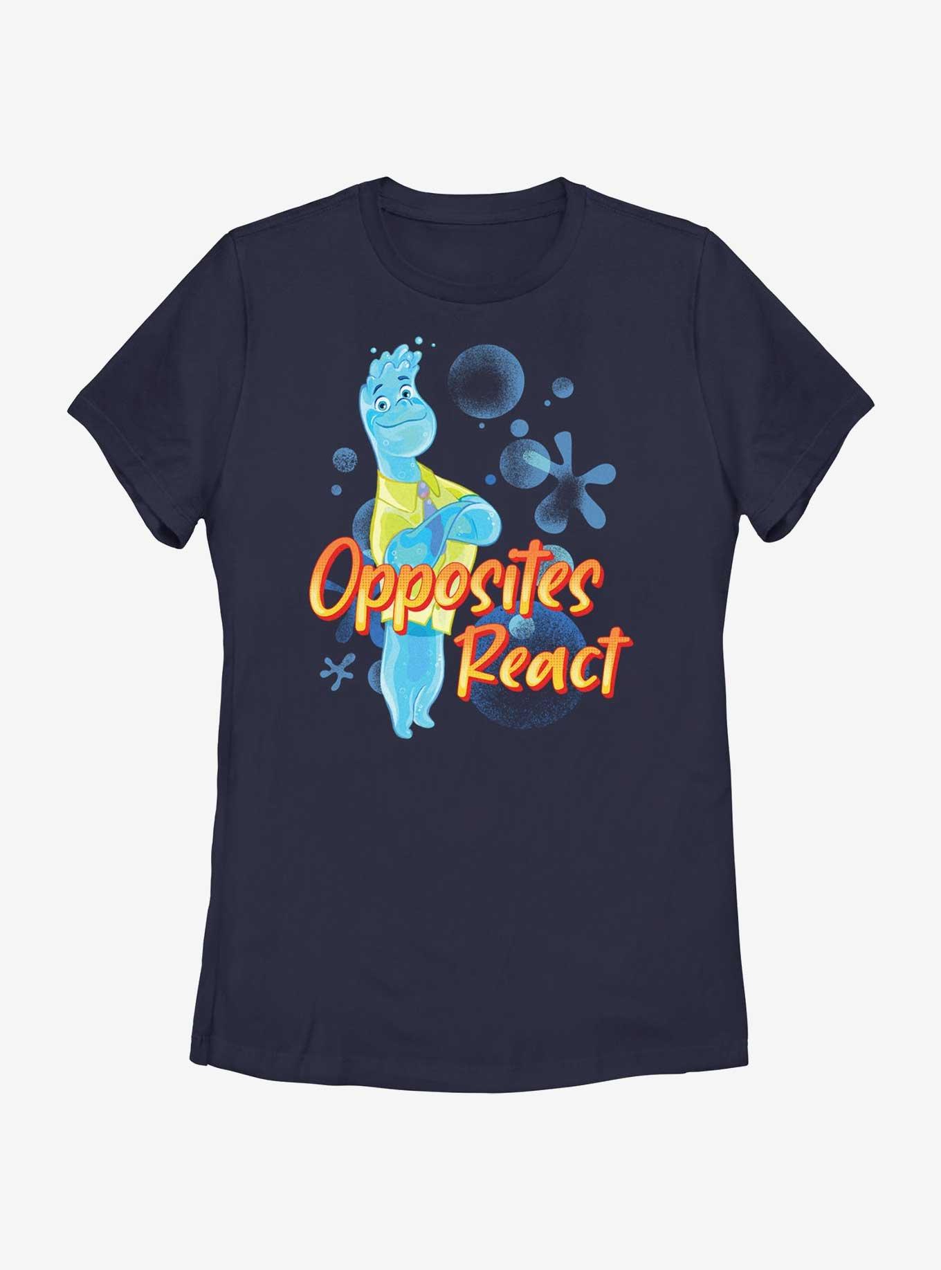 Disney Pixar Elemental Wade Opposite Womens T-Shirt, NAVY, hi-res