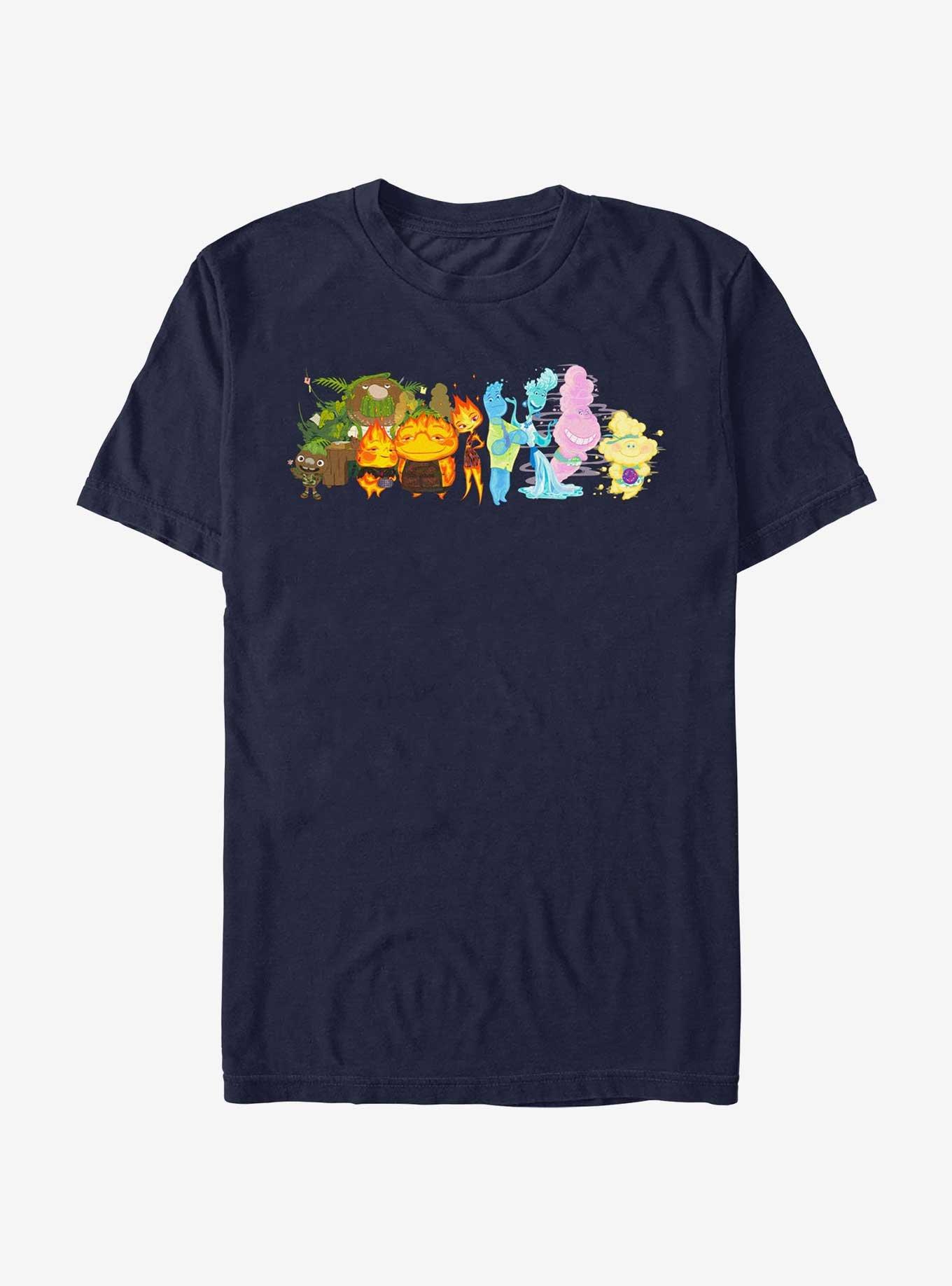 Disney Pixar Elemental Big Groupshot T-Shirt, NAVY, hi-res