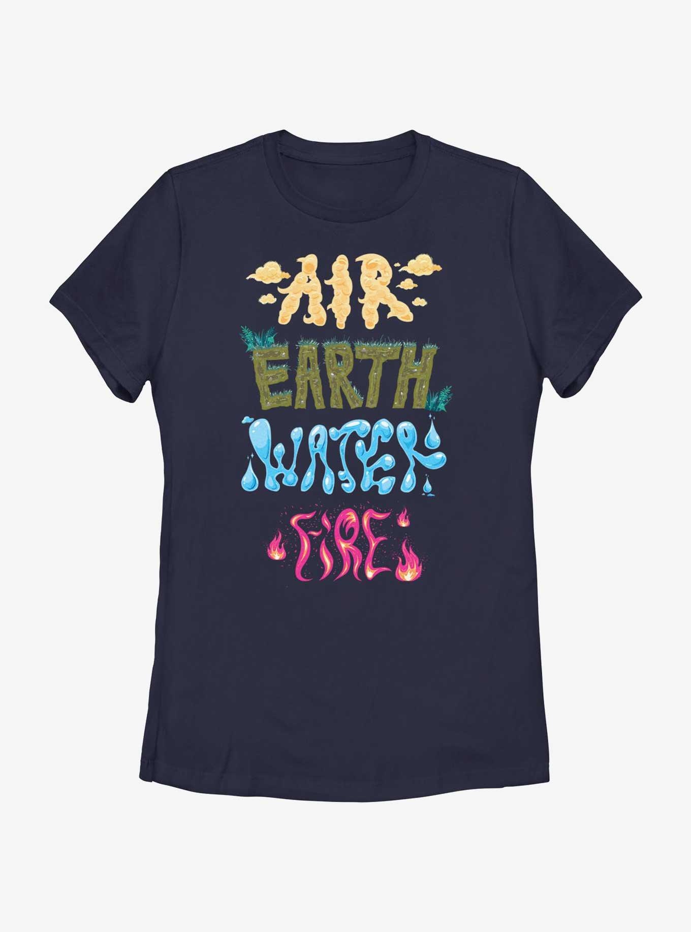 Disney Pixar Elemental Text Stack Womens T-Shirt, , hi-res