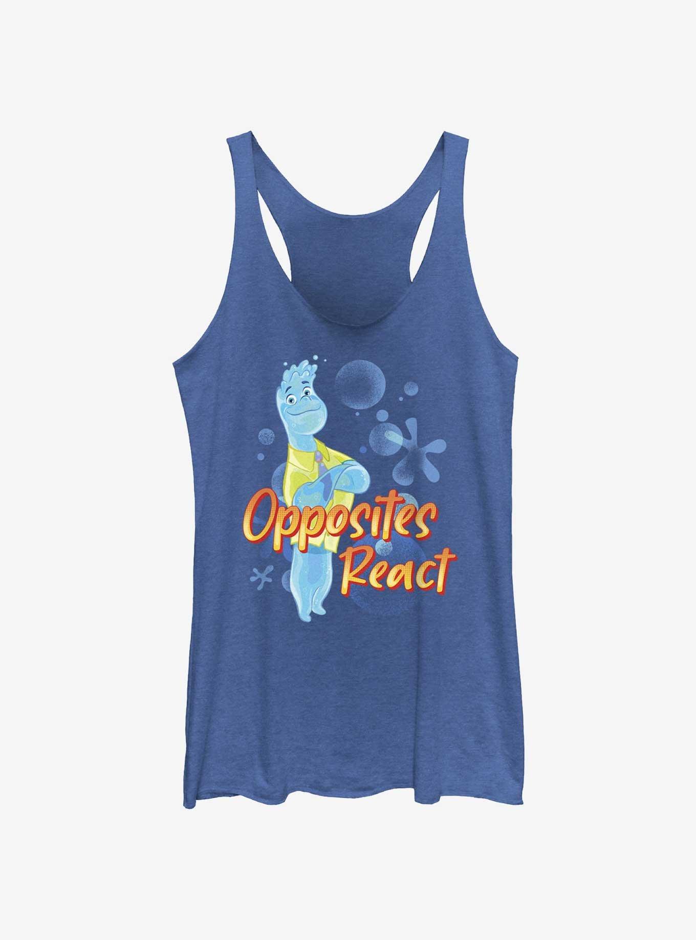 Disney Pixar Elemental Wade Opposite Womens Tank Top, ROY HTR, hi-res