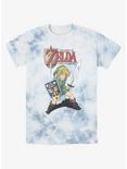 The Legend of Zelda Past Front Tie-Dye T-Shirt, WHITEBLUE, hi-res