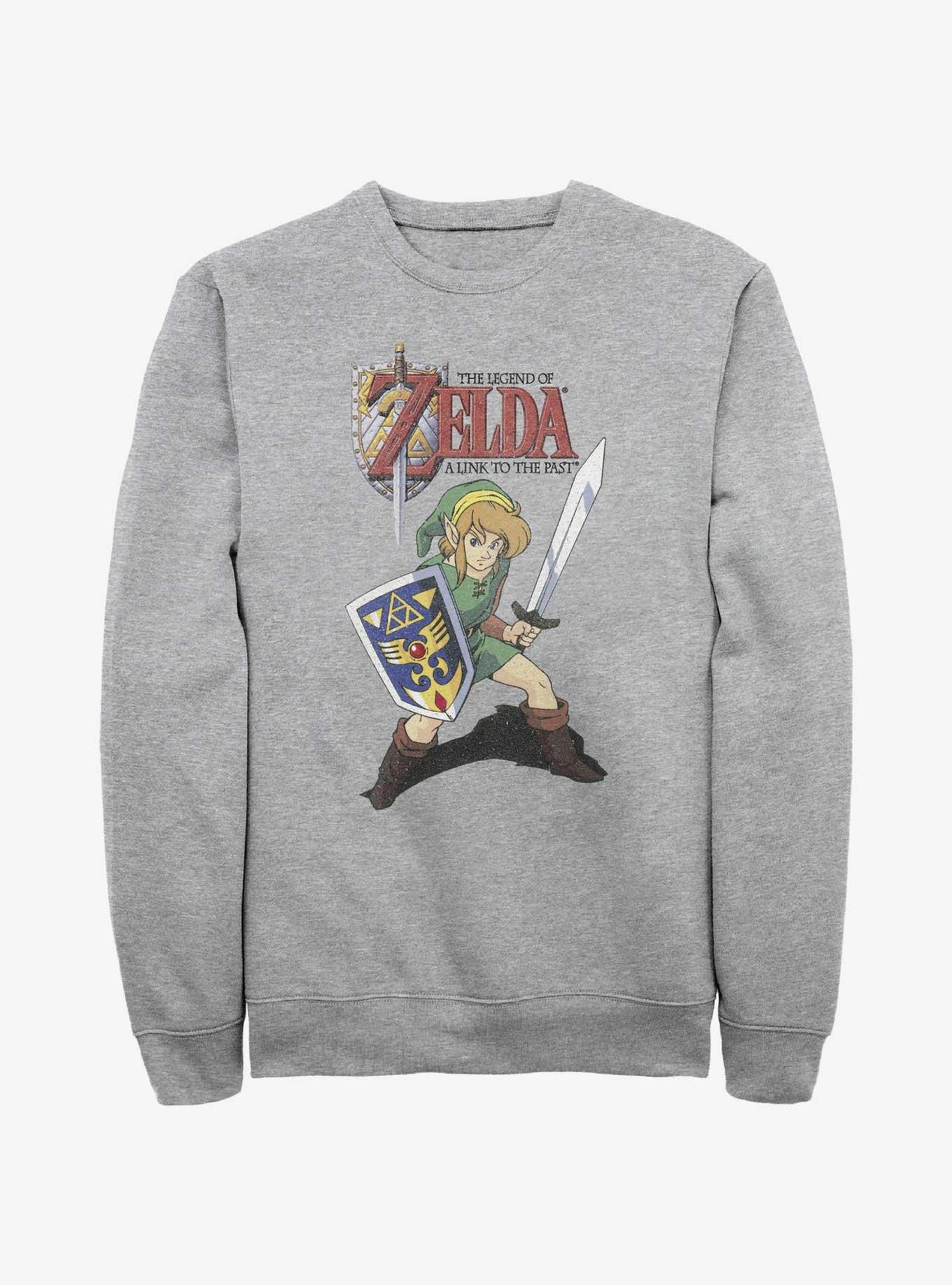 The Legend of Zelda Past Front Sweatshirt, ATH HTR, hi-res
