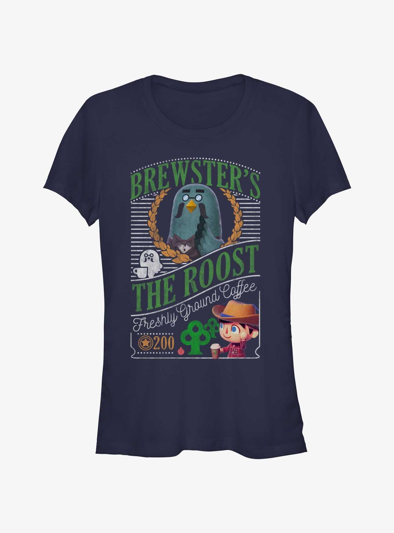 Animal Crossing Brewsters Cafe Girls T-Shirt, , hi-res