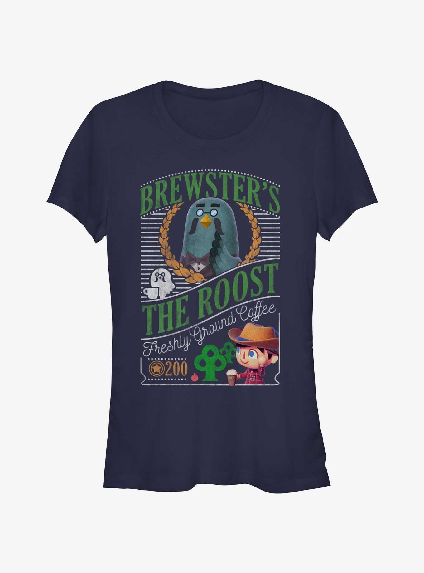 Animal Crossing Brewsters Cafe Girls T-Shirt, , hi-res