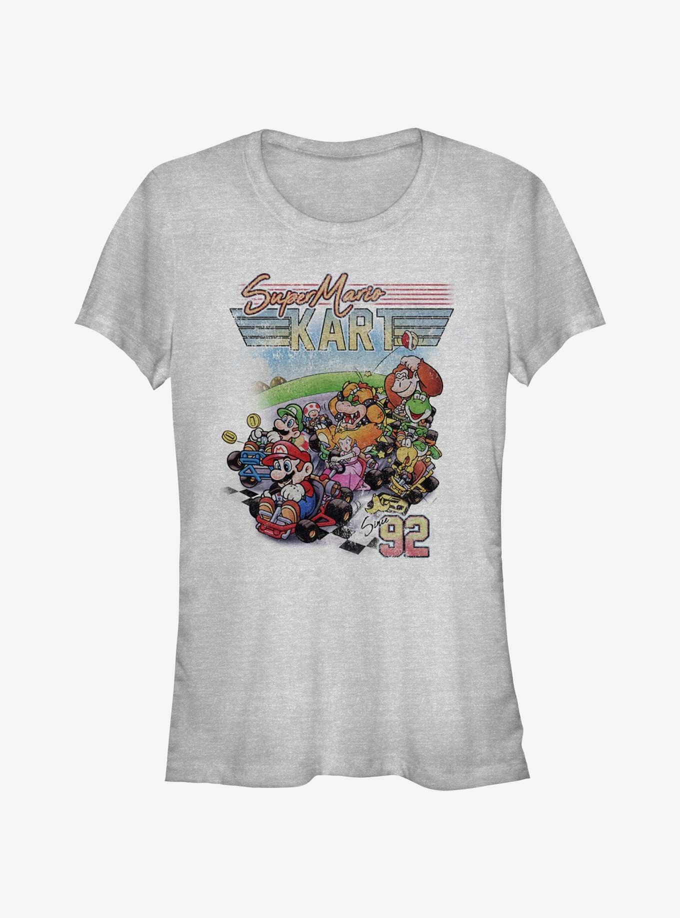 Nintendo Mario Kart Nineties Girls T-Shirt, ATH HTR, hi-res