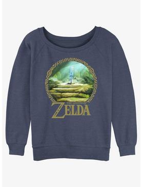 The Legend of Zelda Korok Forest Girls Slouchy Sweatshirt, , hi-res