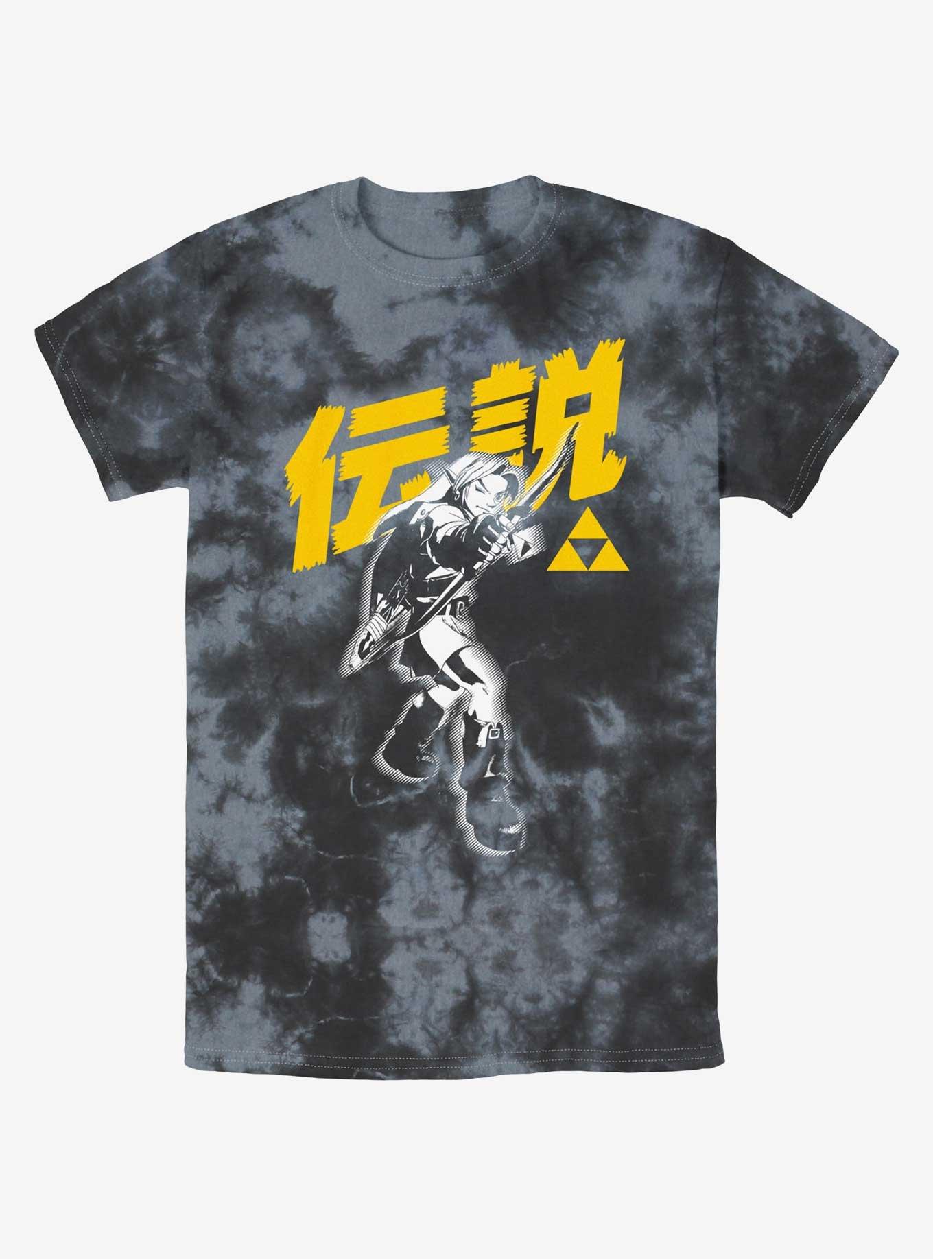 The Legend of Zelda Bow Legend Tie-Dye T-Shirt, , hi-res