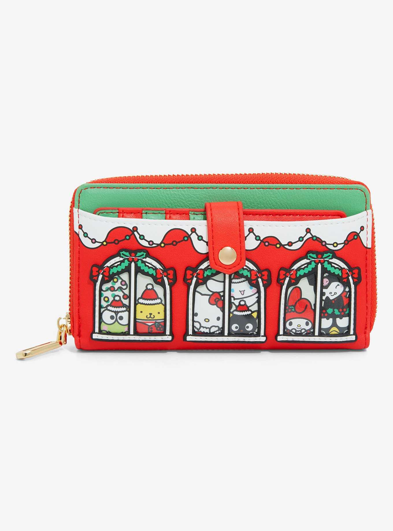 Sanrio Hello Kitty and Friends Christmas House Wallet - BoxLunch Exclusive, , hi-res