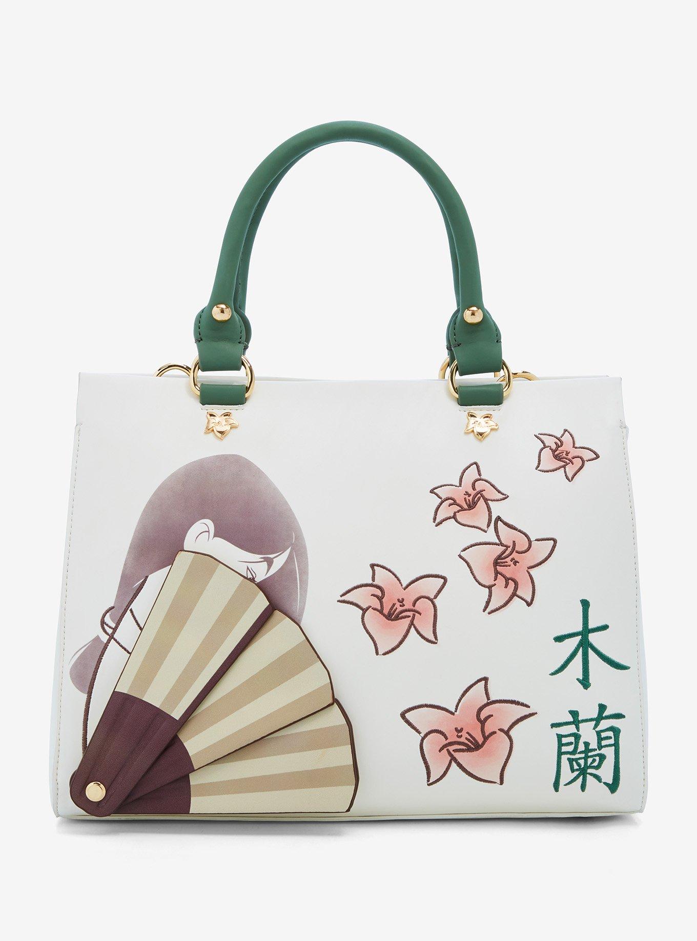Our Universe Disney Mulan Fan Handbag - BoxLunch Exclusive, , hi-res