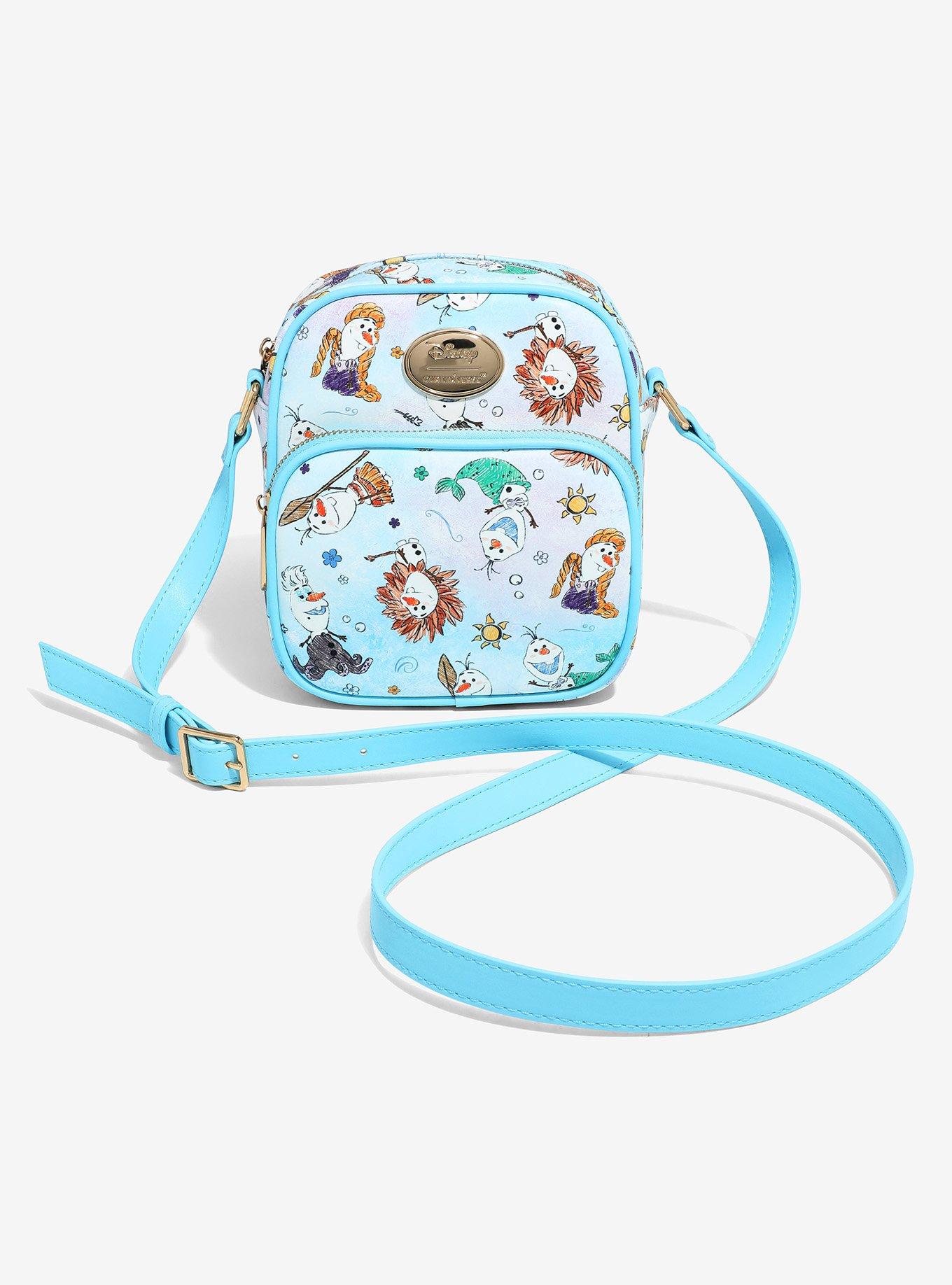 Cleared For Fun Clear and Gold Vinyl Crossbody Bag