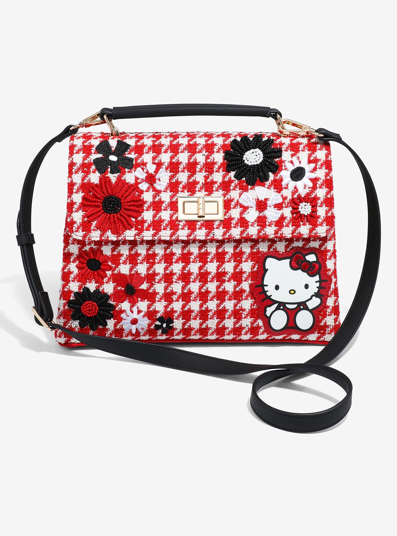 Sanrio Hello Kitty Head Shaped Lunch Bag Red Bow - Curious Bazaar