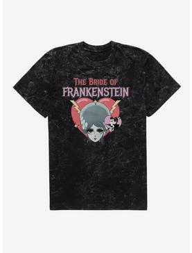 Monsters Anime The Bride Of Frankenstein Mineral Wash T-Shirt, , hi-res