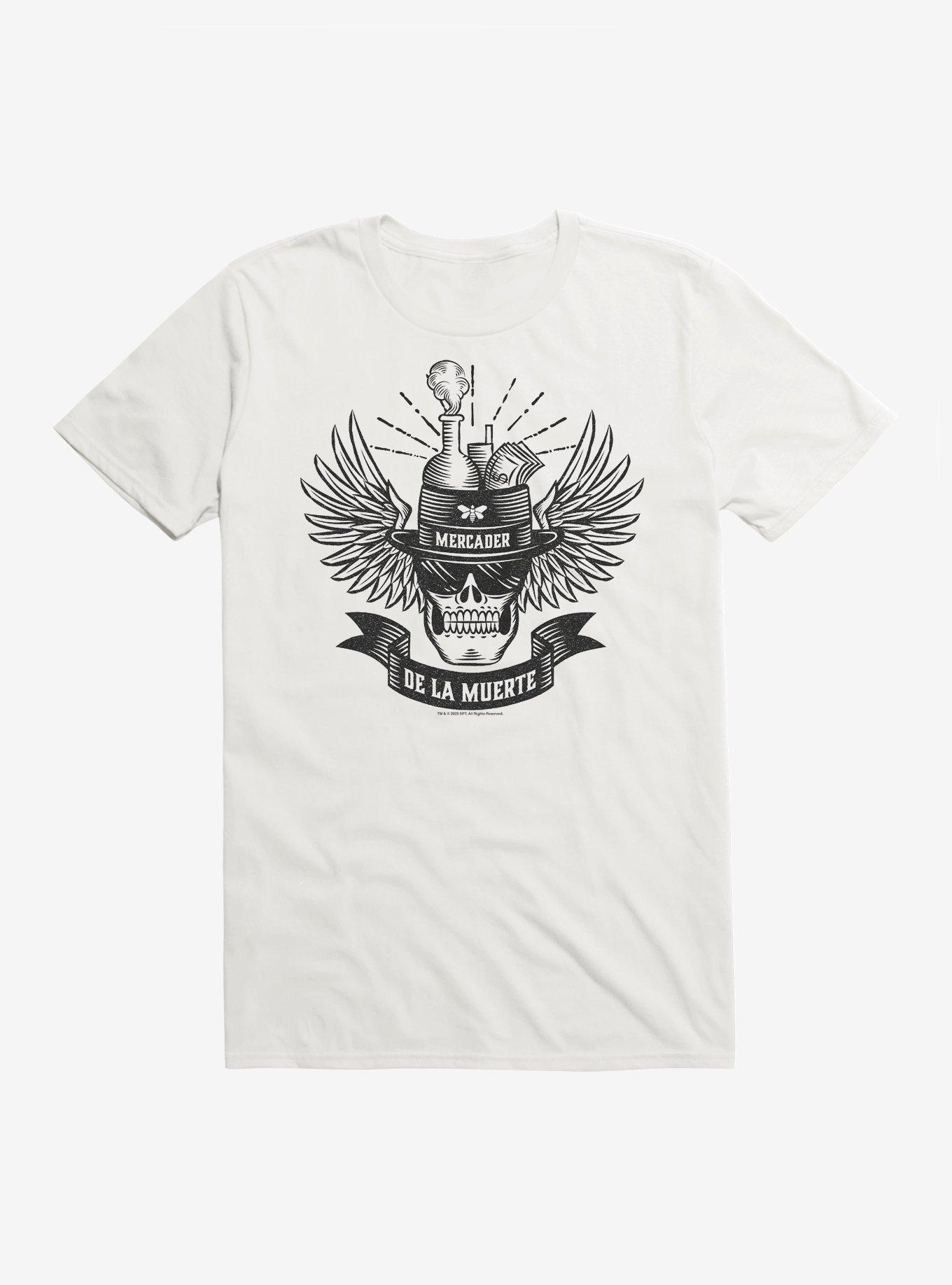 Breaking Bad Mercader De La Muerte T-Shirt, WHITE, hi-res