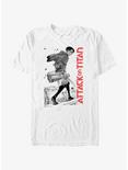 Attack on Titan Levi Ackerman Manga T-Shirt, WHITE, hi-res